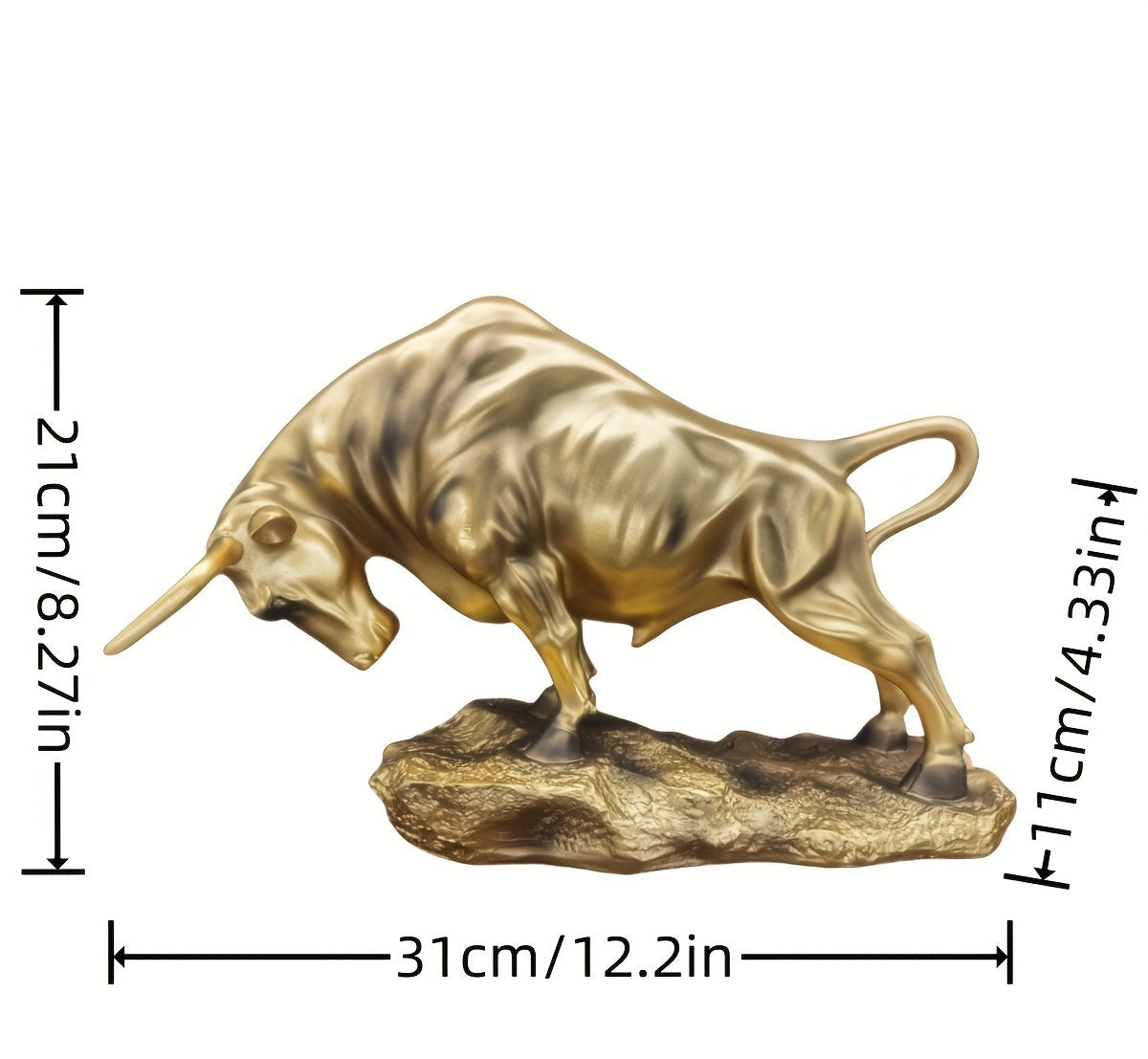 Golden Taurus Prestige Sculpture