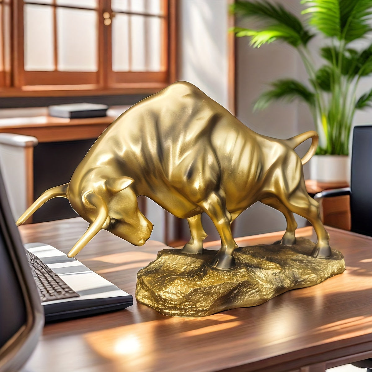 Golden Taurus Prestige Sculpture