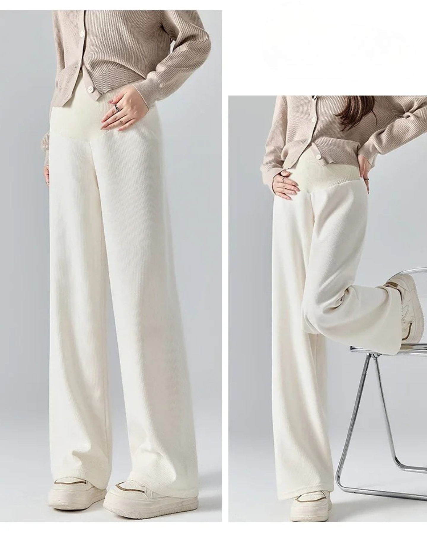 Autumn Maternity Cotton Pants