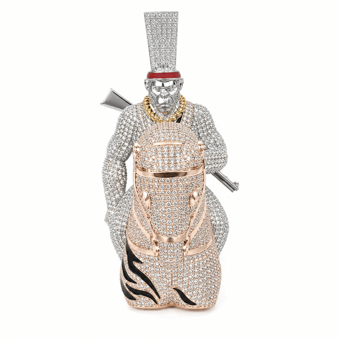 Iced Out King of the Jungle Pendant