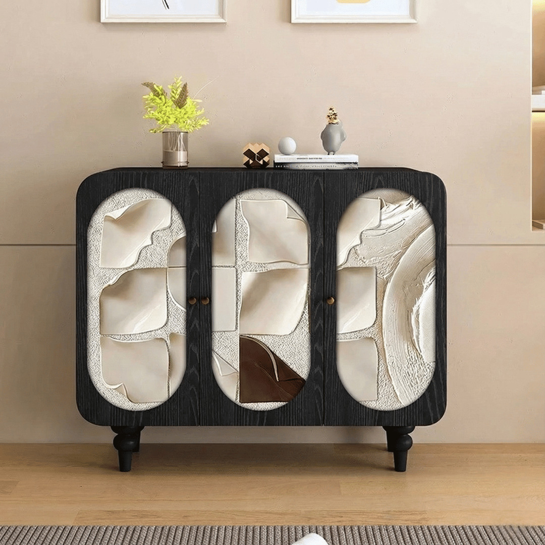 Artisan Relief - Three-Door Sideboard with Carved Door Panels