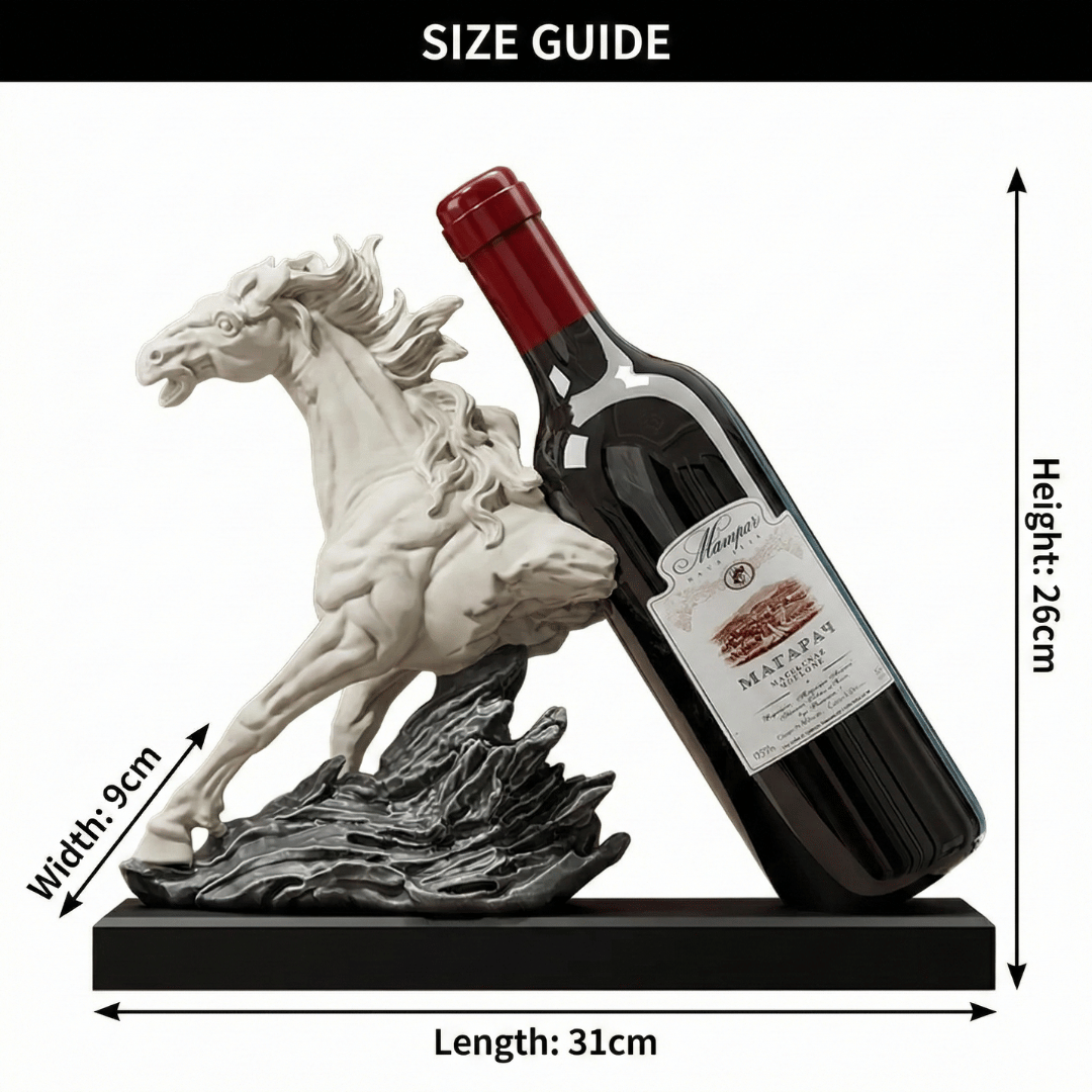 UNTAMED POUR | Rearing Horse Wine Holder