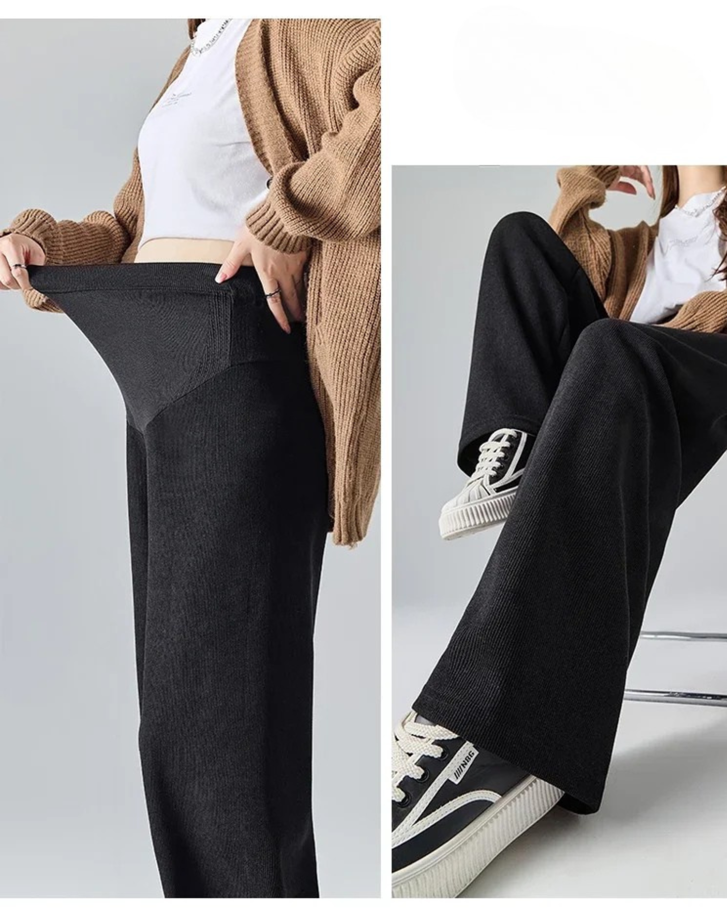Autumn Maternity Cotton Pants