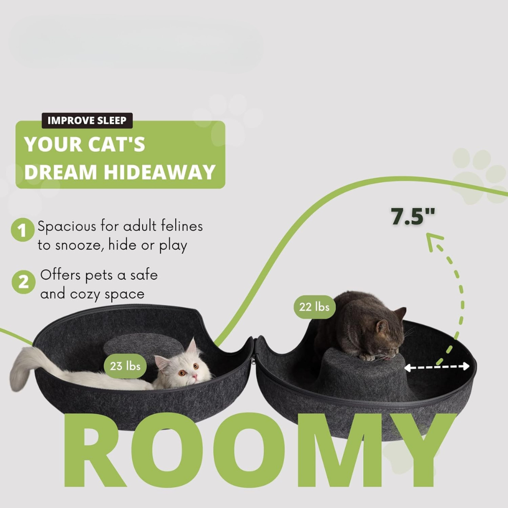 DonutDuo™ 2-in-1 Cat Bed & Tunnel