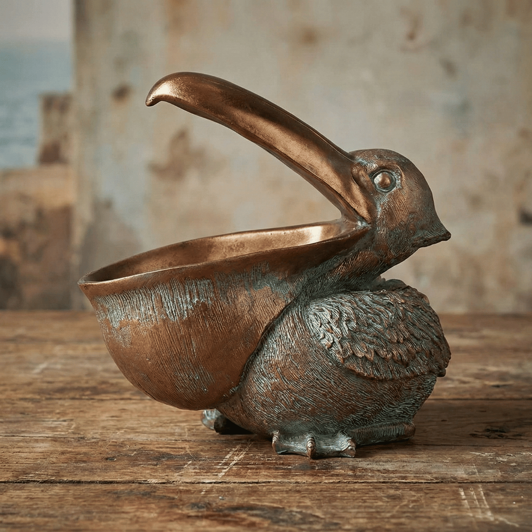 COASTAL KEEPER | Pelican Storage Sculpture