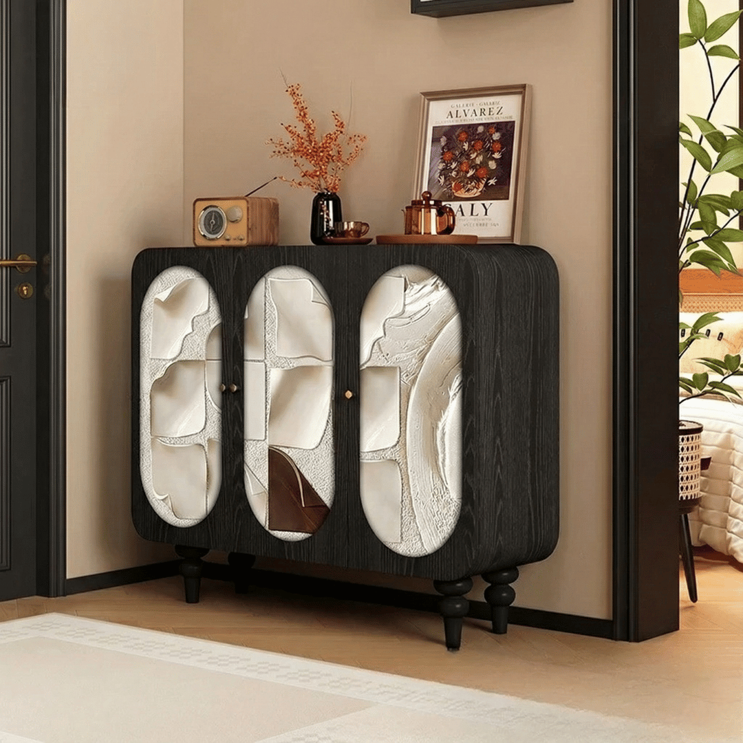 Artisan Relief - Three-Door Sideboard with Carved Door Panels