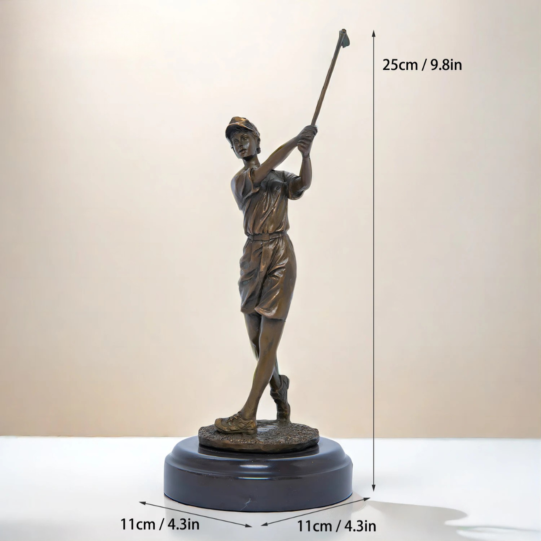 Legacy™ Bronze Woman Golfer Sculpture