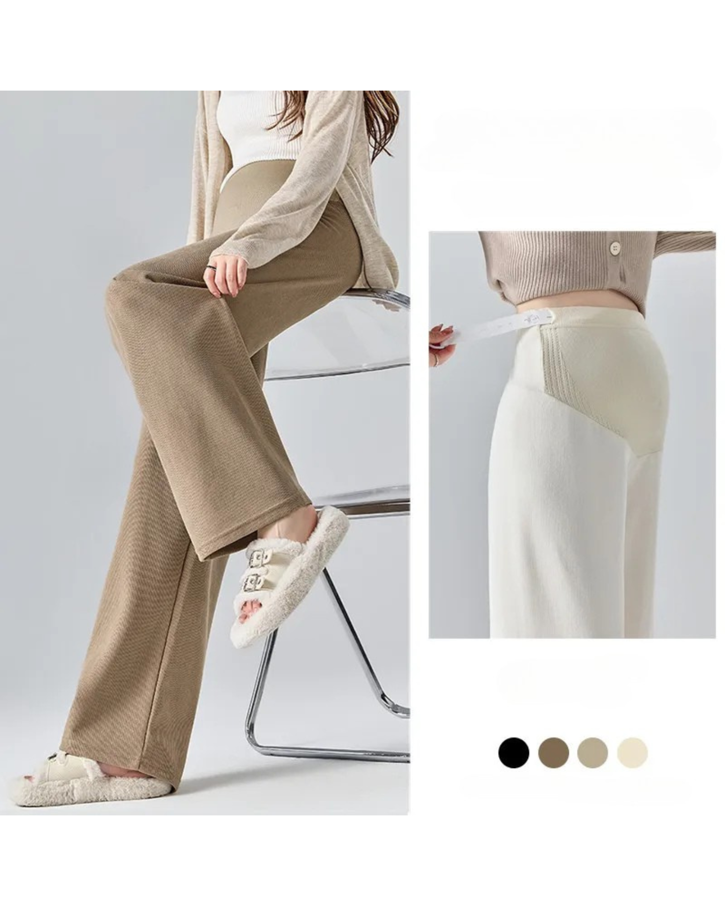 Autumn Maternity Cotton Pants