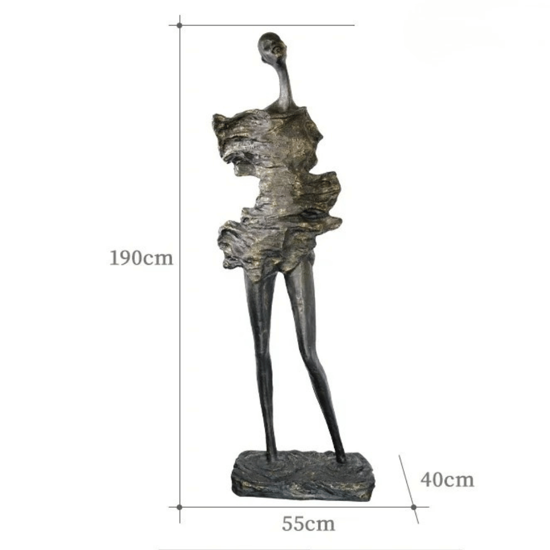 THE VOYAGER | Abstract Elongated Figure Sculpture