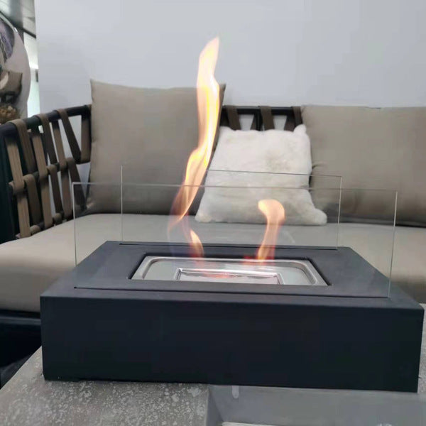 Lumière Portable Fireplace - Smokeless Bio Ethanol Table Fire Pit