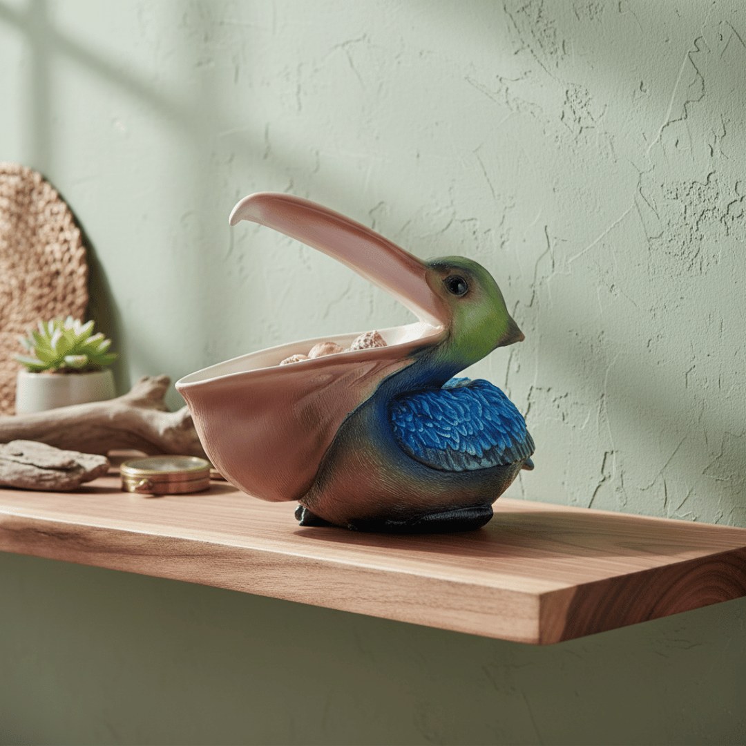 COASTAL KEEPER | Pelican Storage Sculpture