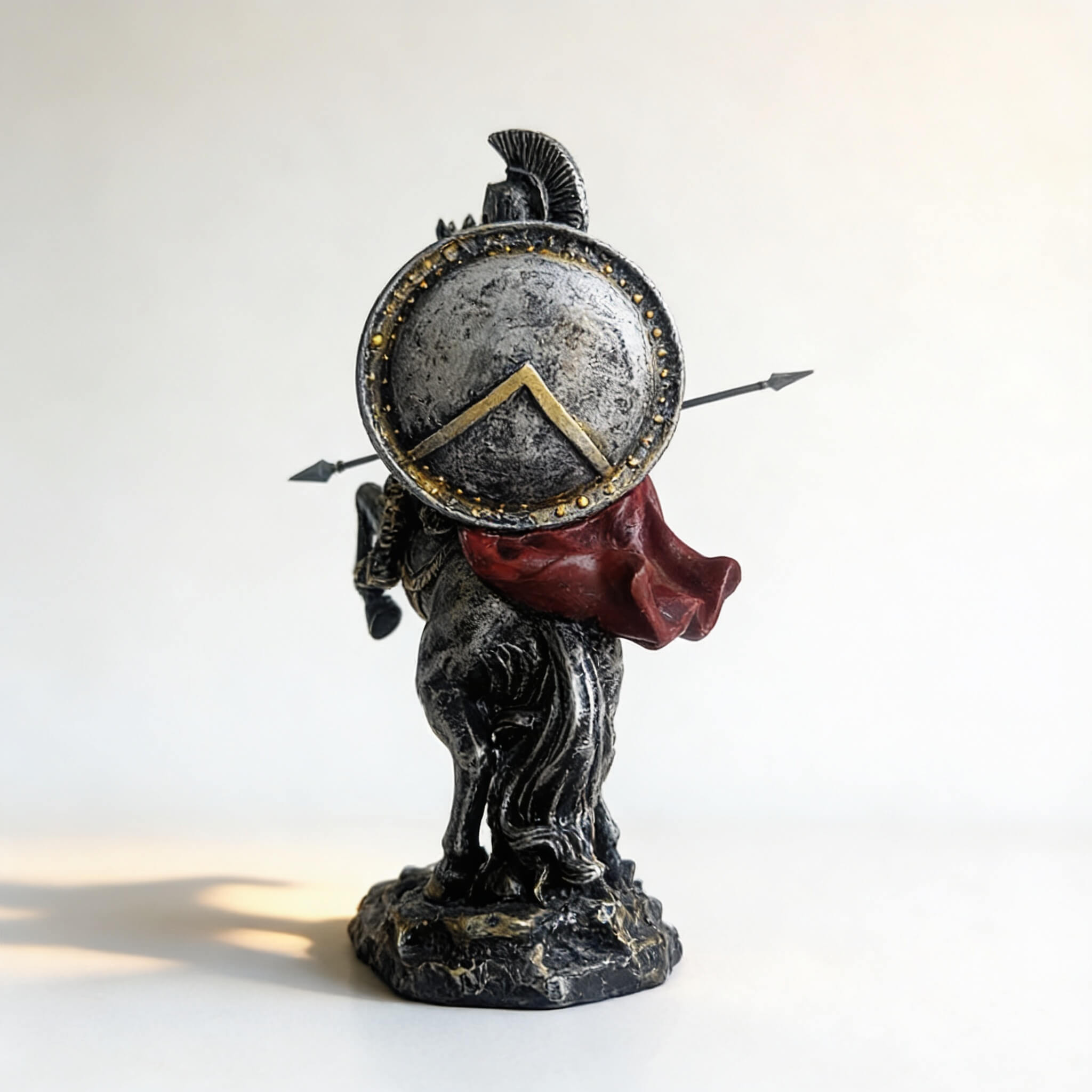 THE AGEMA Mounted Spartan Cavalry Sculpture · Hand-Finished Resin