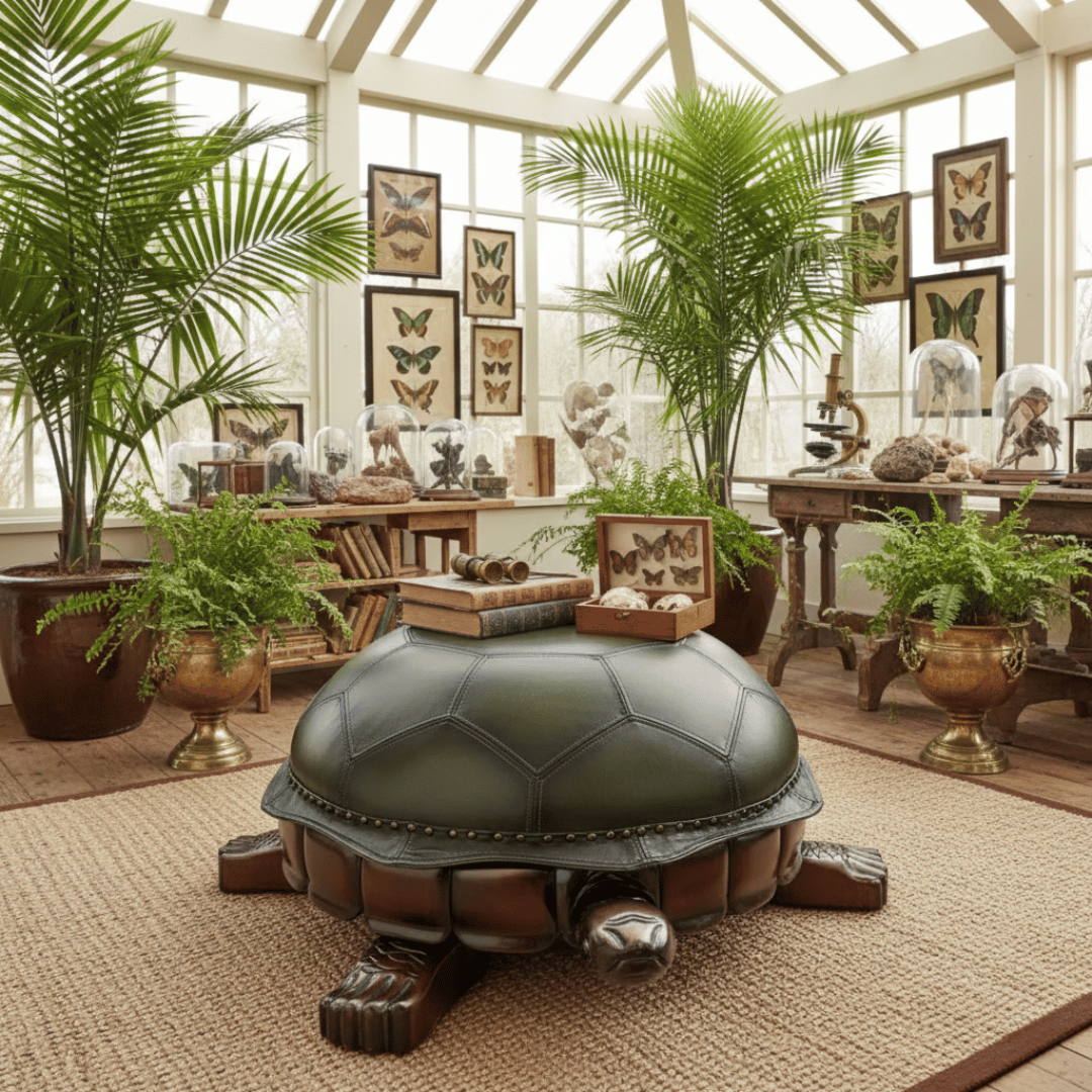 Turtle Ottoman Stool