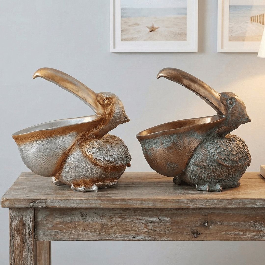 COASTAL KEEPER | Pelican Storage Sculpture