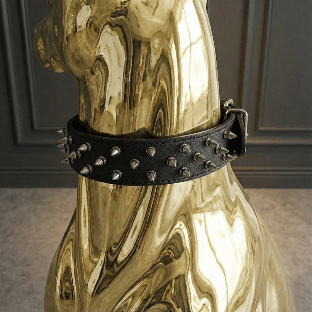 SENTINEL GUARD | Floor Sculpture with Studded Collar
