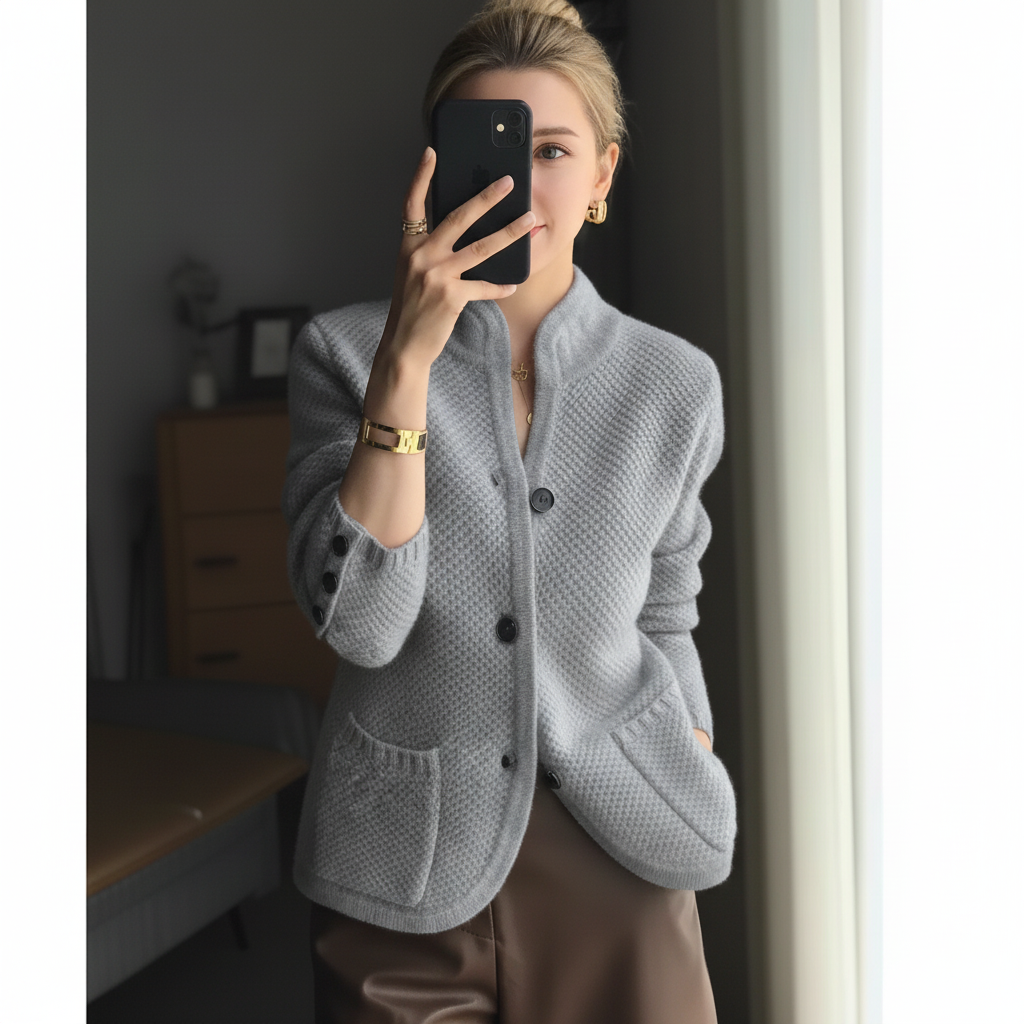 100% Cashmere Cardigan