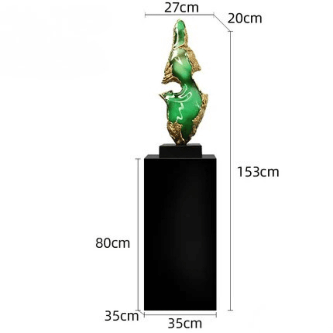 Large Abstract Resin Sculpture