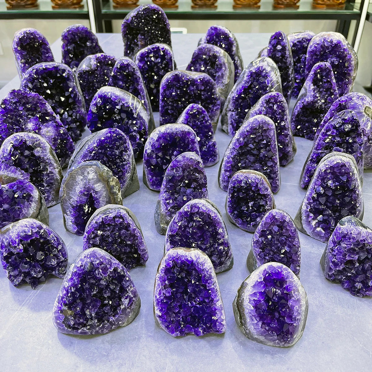 The Amethyst Geode - Natural Purple Crystal Cluster