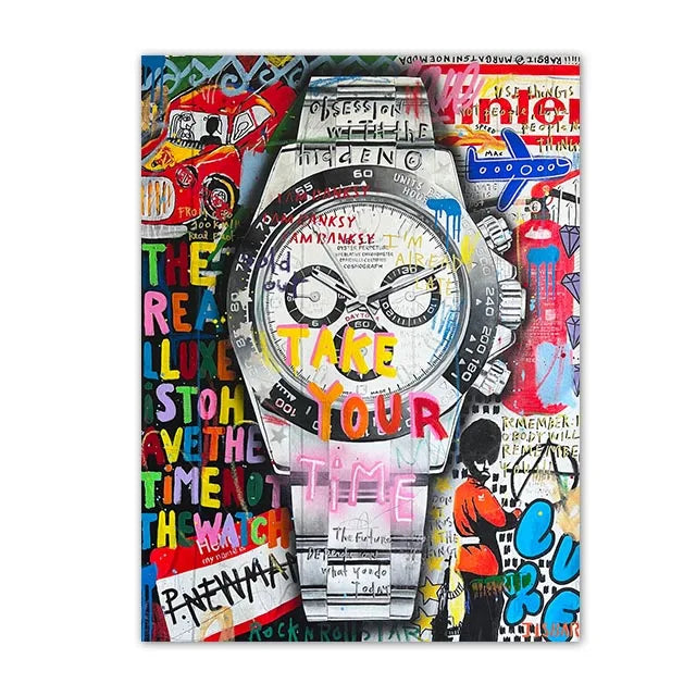 TimeCapital™ Graffiti Canvas Art