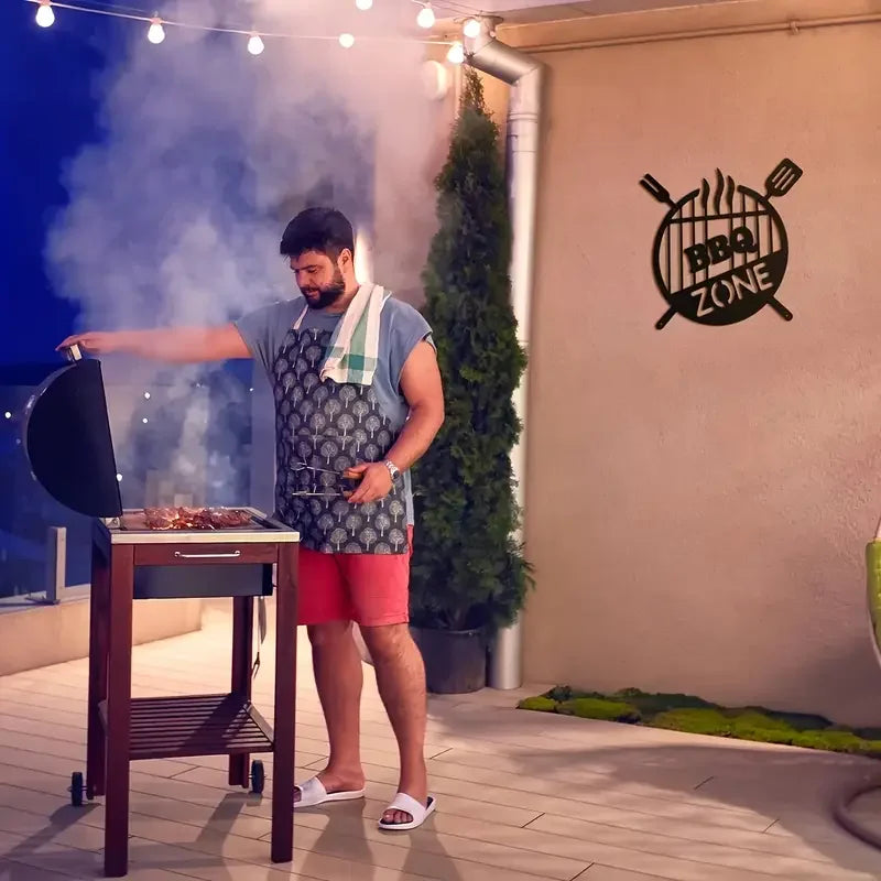 GrillZone™ Metal BBQ Sign