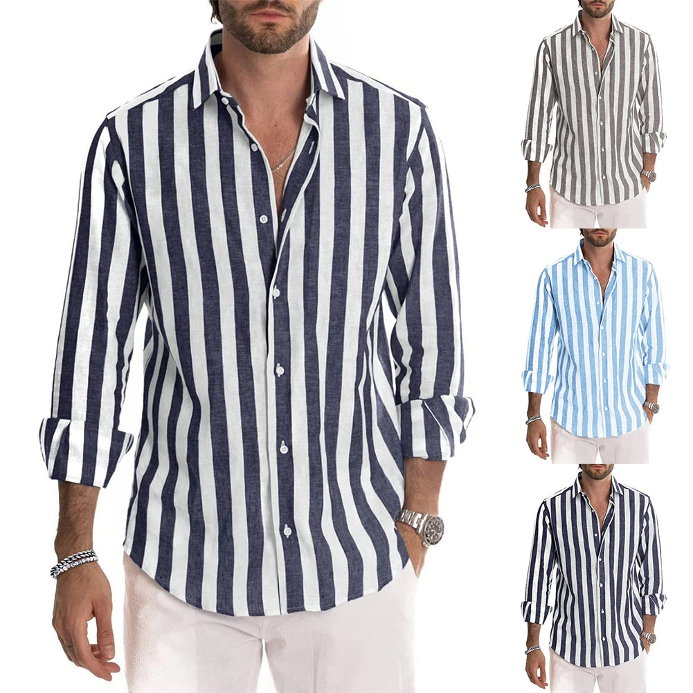 Moseles Retro Striped Shirt