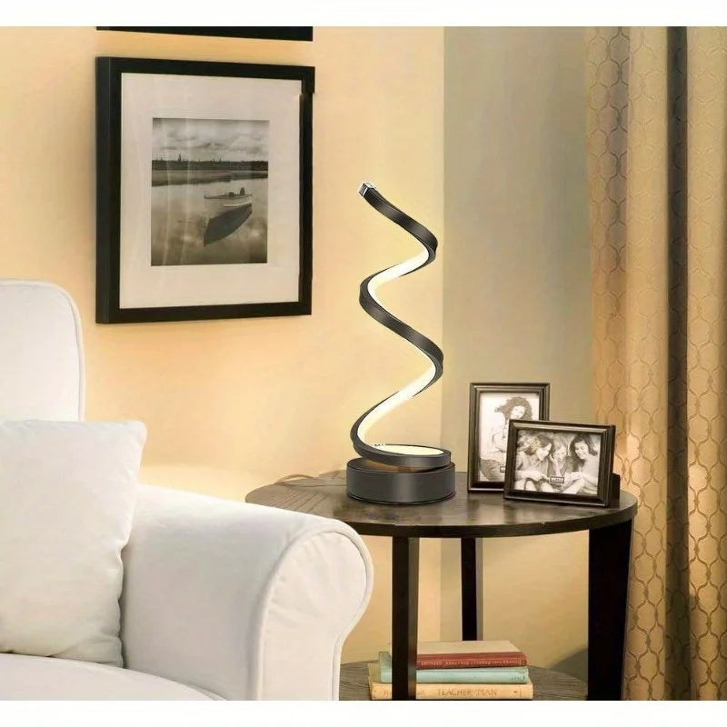 AuraFlex™ Spiral Table Lamp