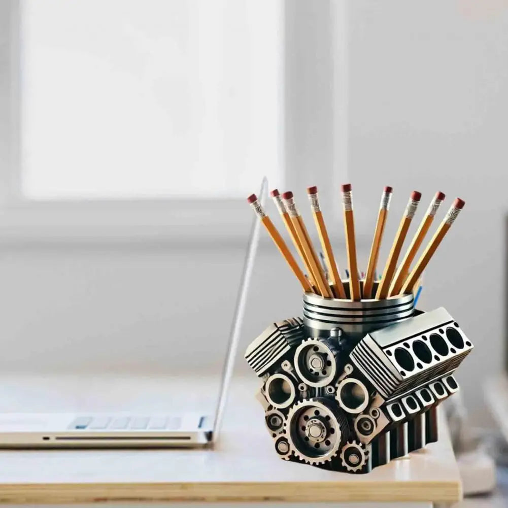 Horsepower™ V8 Engine Desk Organizer