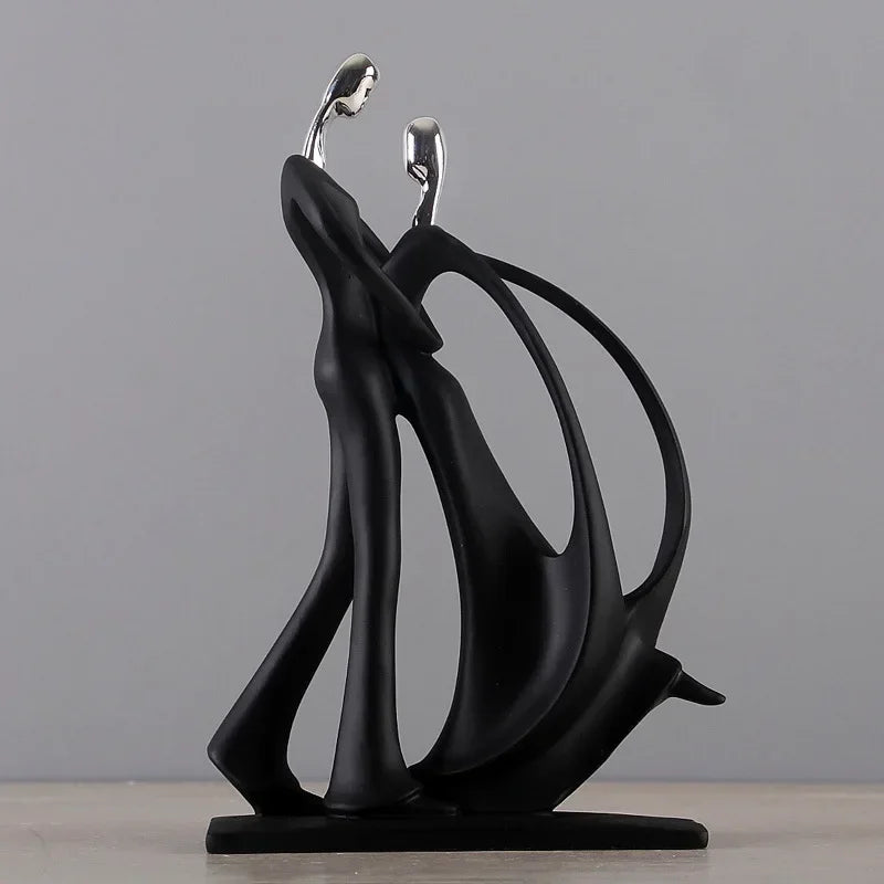 Dancing Couple Resin Sculpture
