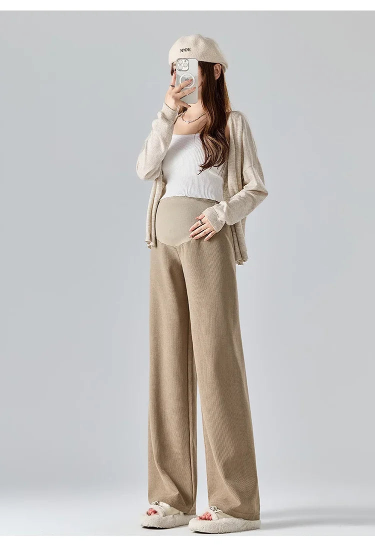 Autumn Maternity Cotton Pants