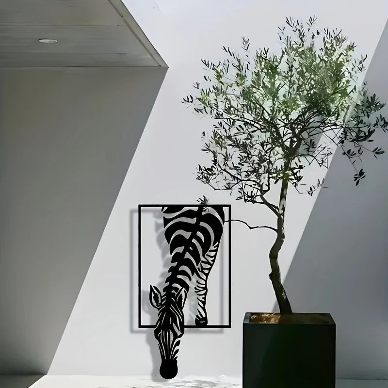 ZebraZen™ Minimalist Metal Wall Art