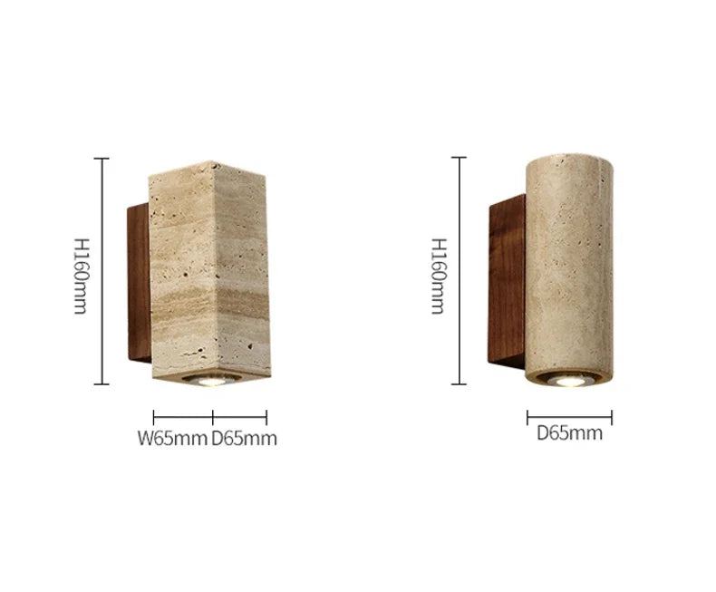 WabiStone™ Marble Wall Sconce