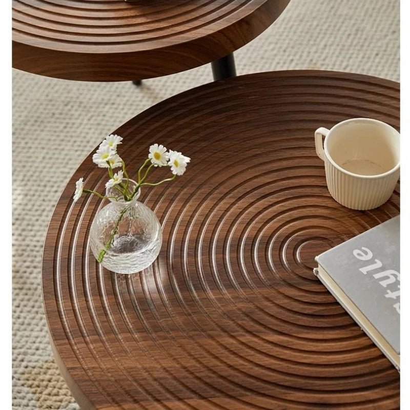 ZenWood™ Circular Tea Table