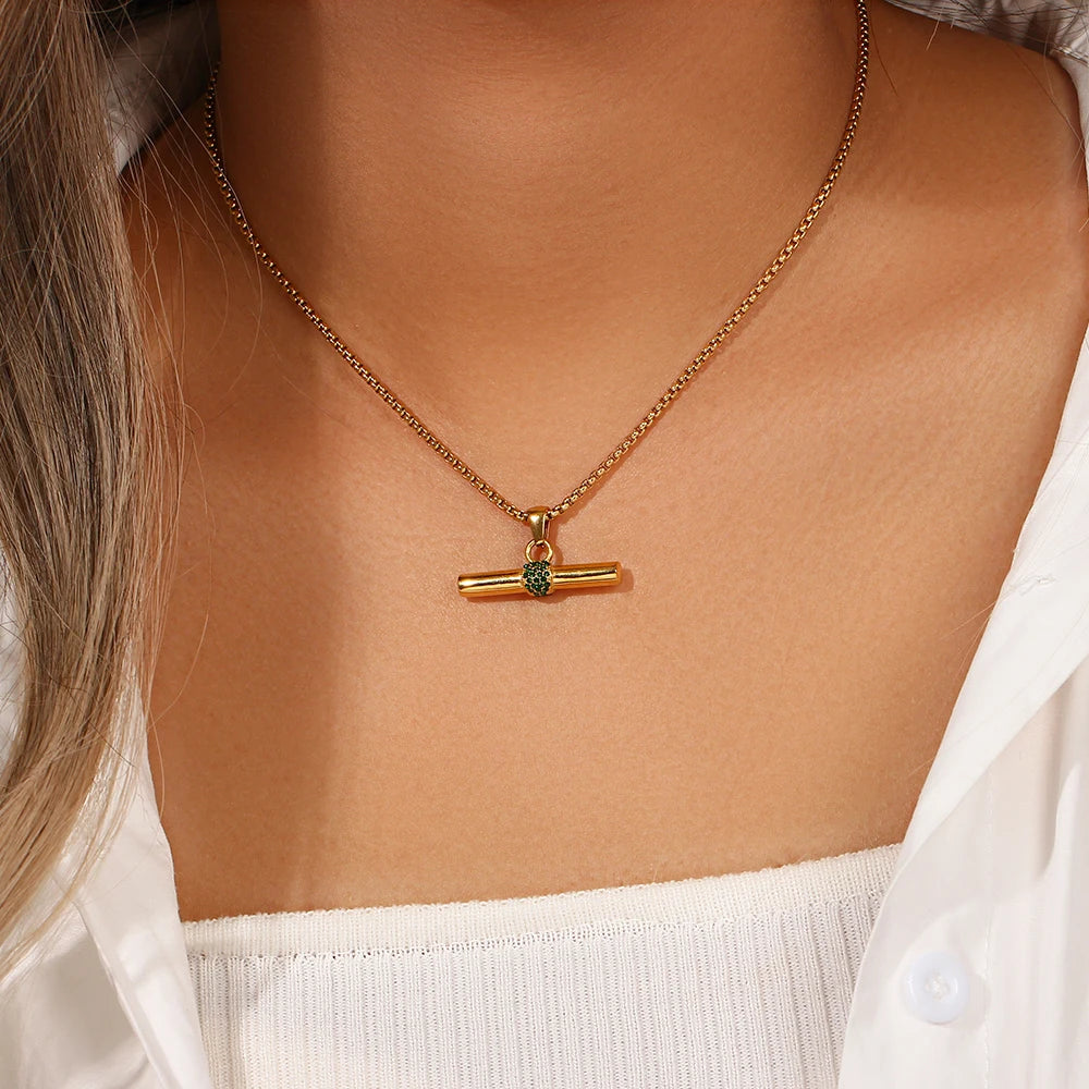 Penelope Polish™ T-Bar Collana