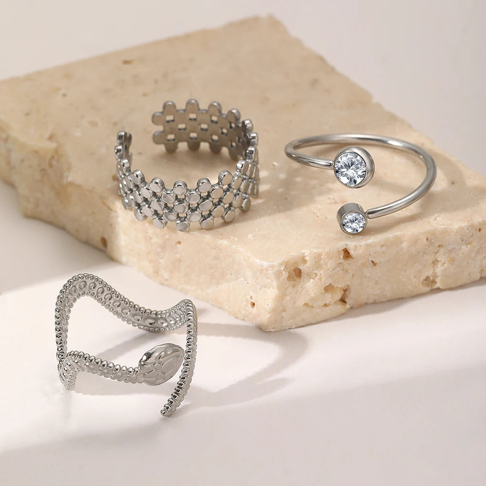 Seraphine Serpent™ Ring Set