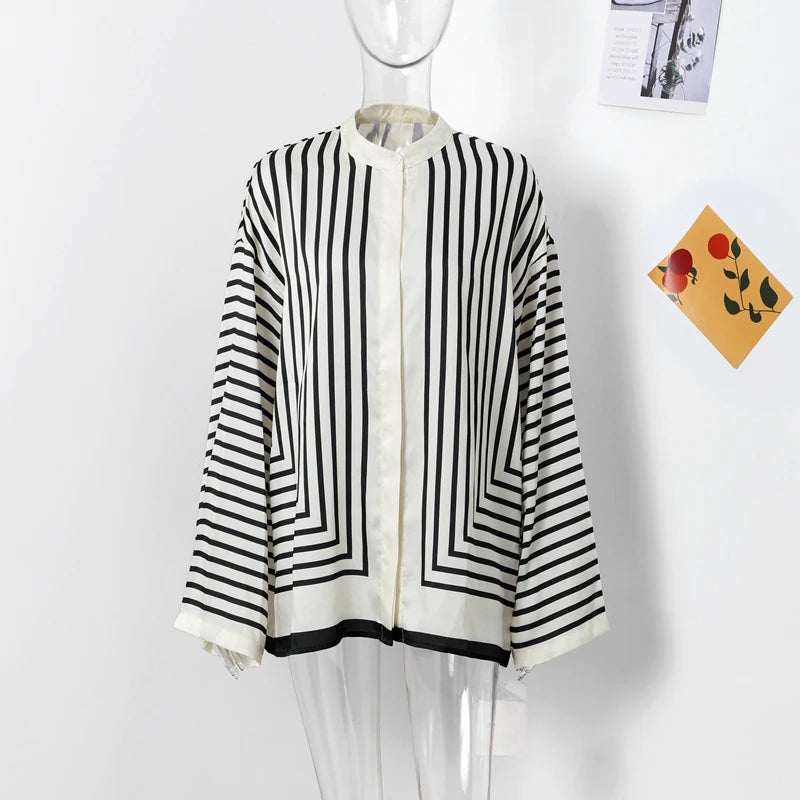 Riviera Stripe Relaxed Blouse