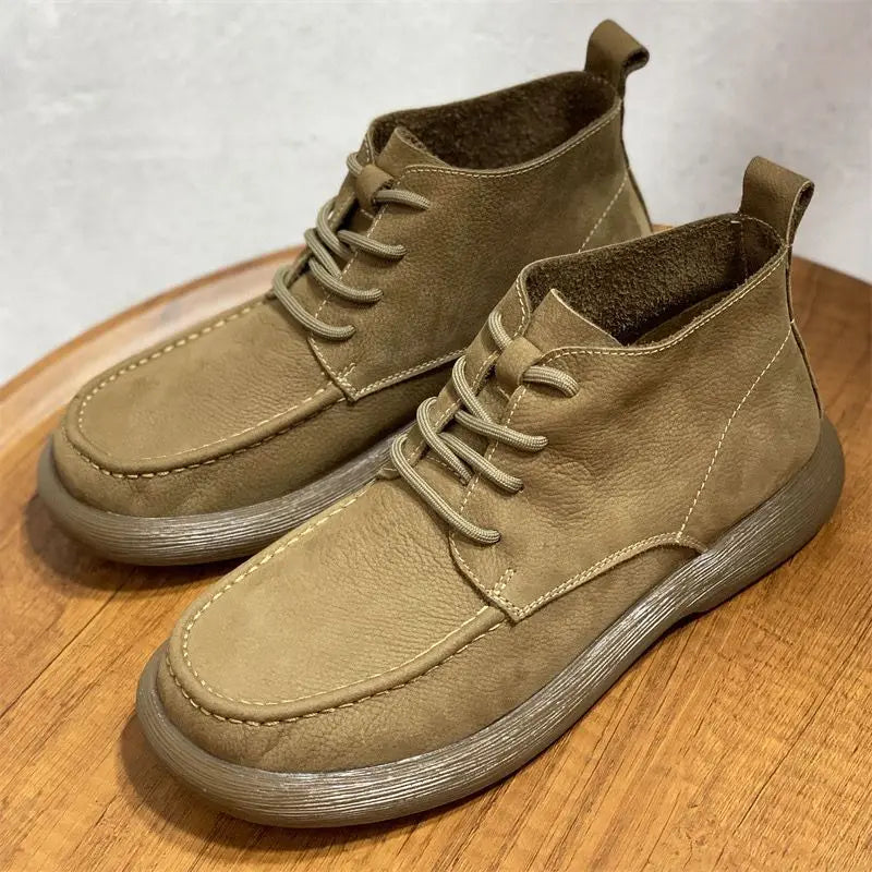 Vellaro™ Luxe Wide-Toe Leather Boots