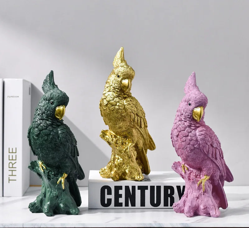 Maison Perché™ – Artistic Parrot Figurine