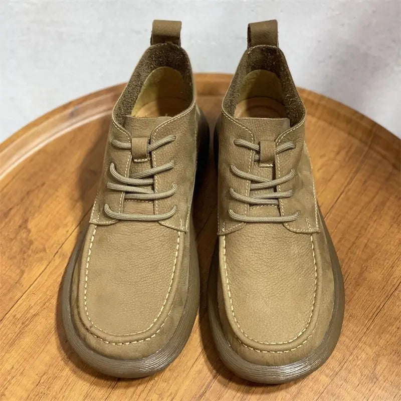 Vellaro™ Luxe Wide-Toe Leather Boots