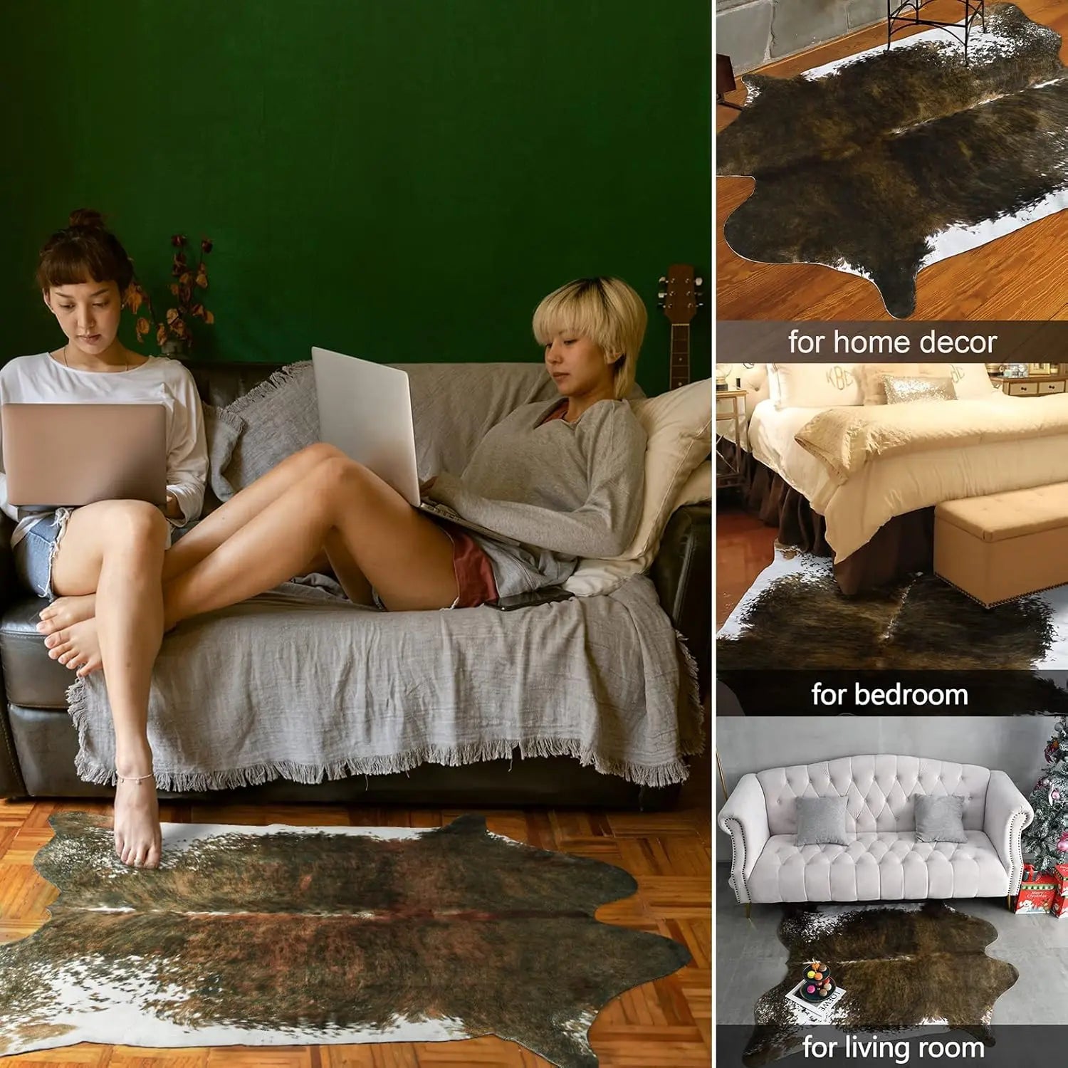 Cowhide Luxe™ Accent Rug