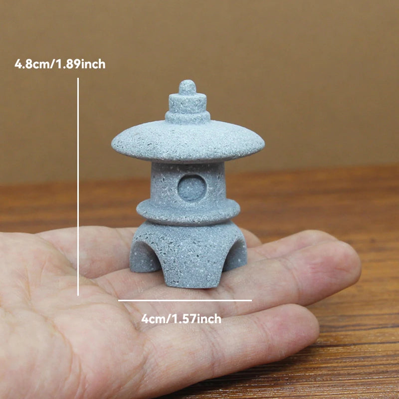 Miniature Sandstone Zen Garden Ornament