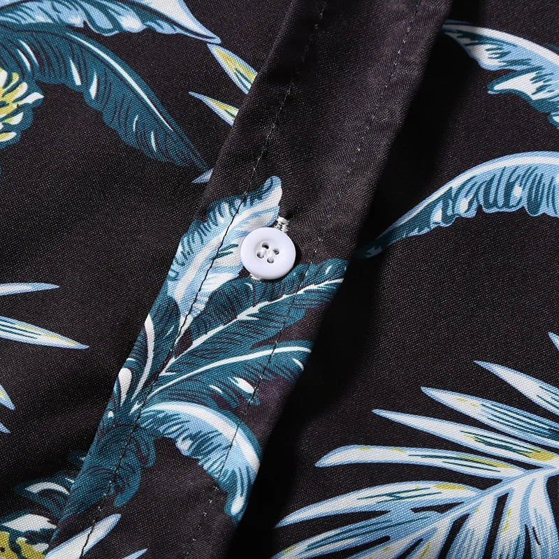 Tropical Breeze Camisa da Plaj per Umens