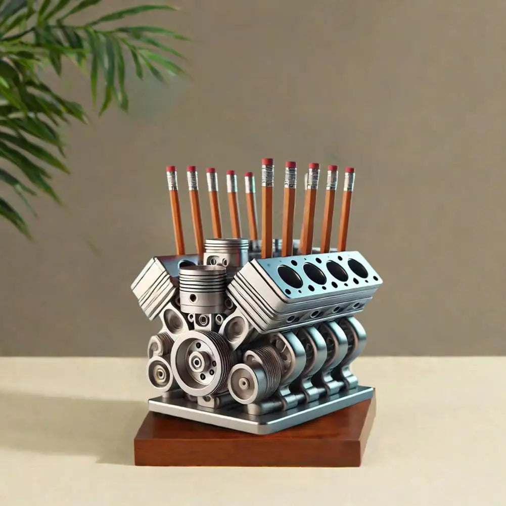 Horsepower™ V8 Engine Desk Organizer
