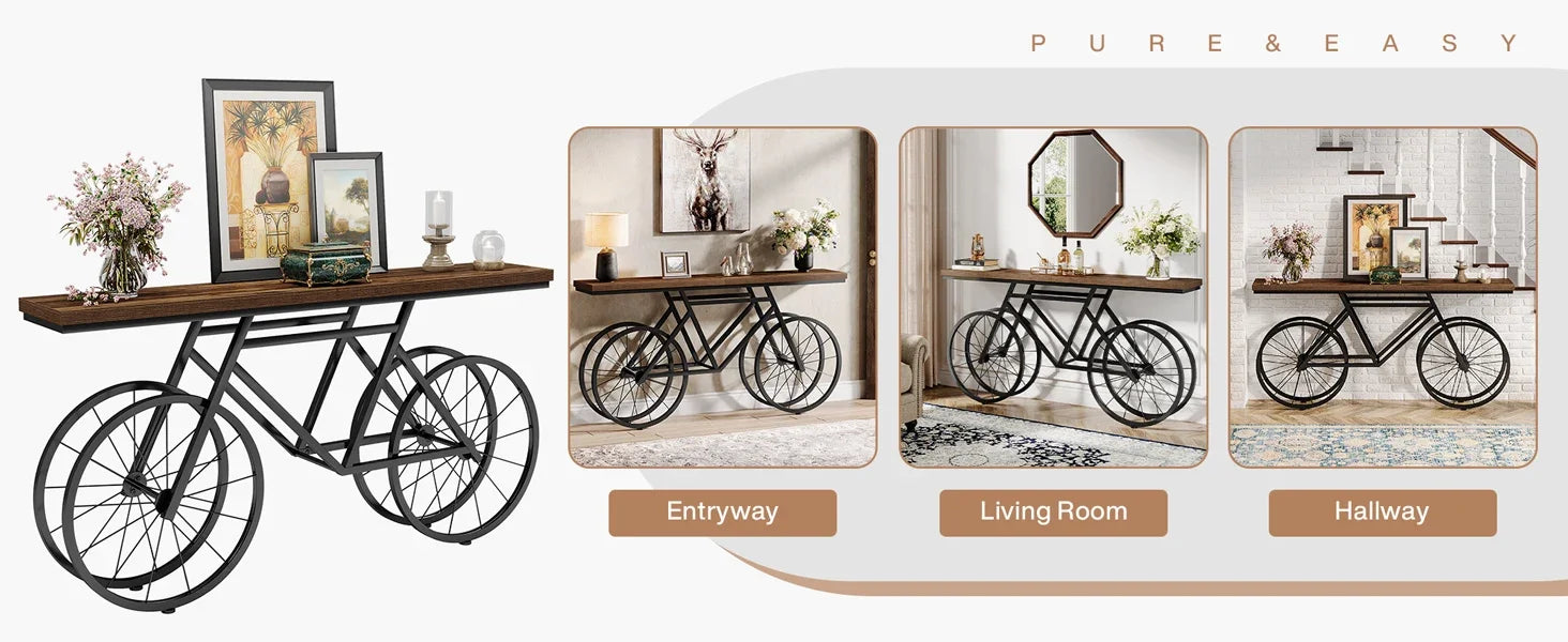Industrial Vintage Bicycle Console
