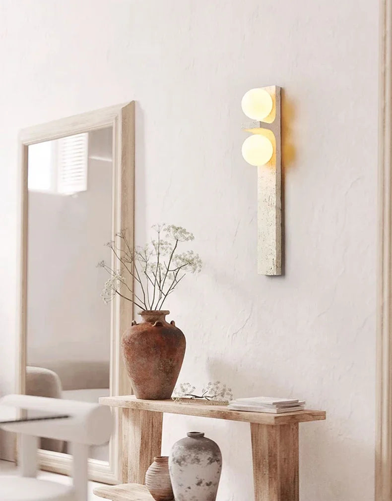 CaveGlow™ Dual Stone Wall Lamp
