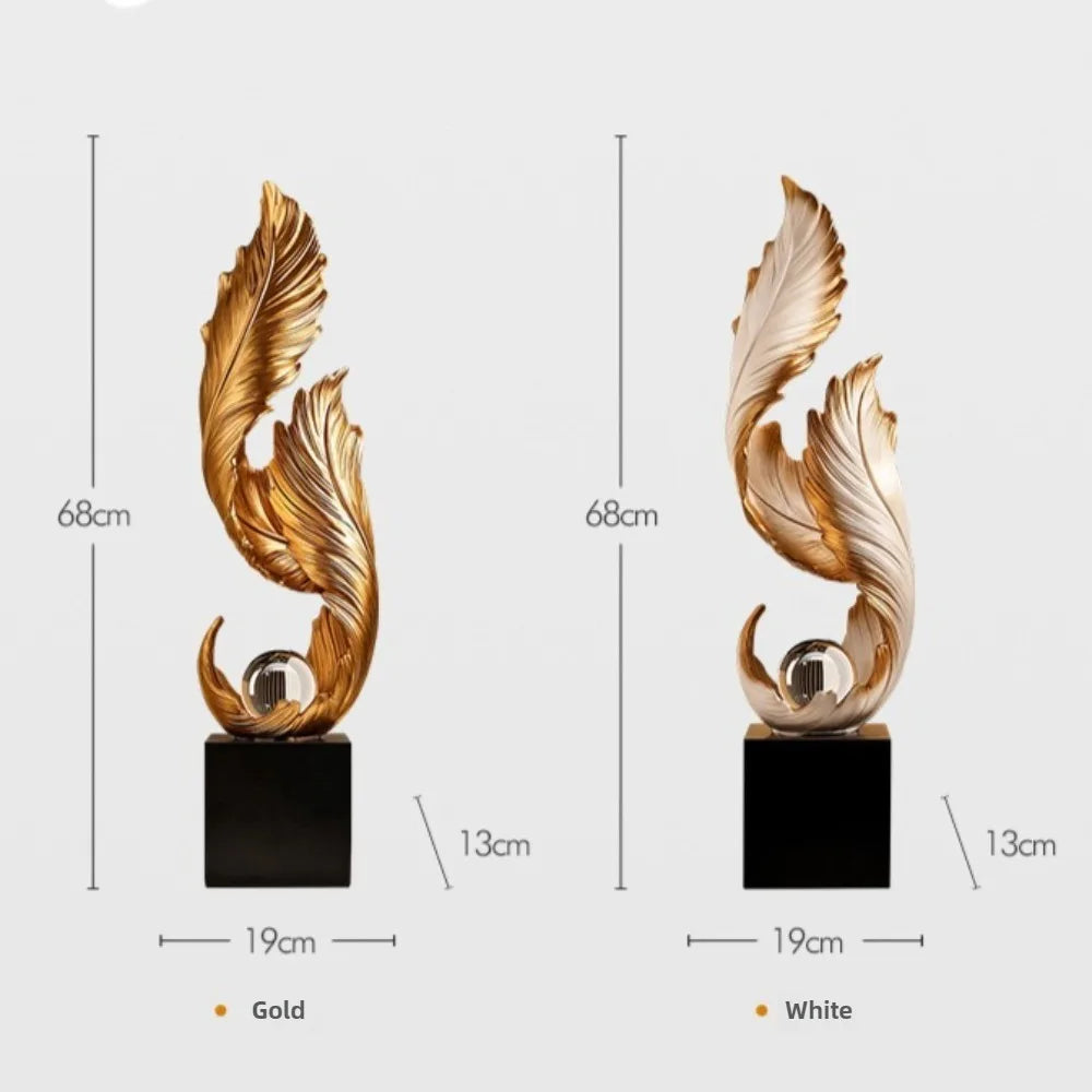 Ethereal™ Flowing Feather Sculpture