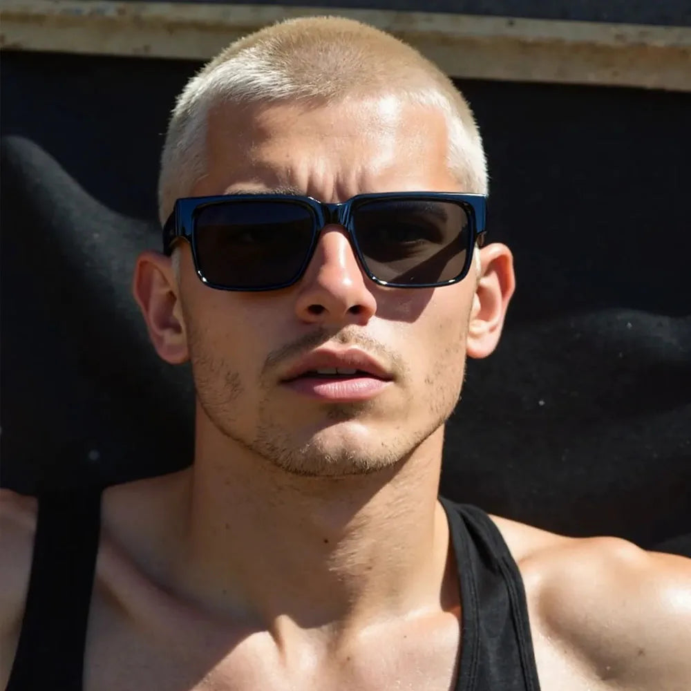Retro Square Sunglasses – Unisex Vintage Style
