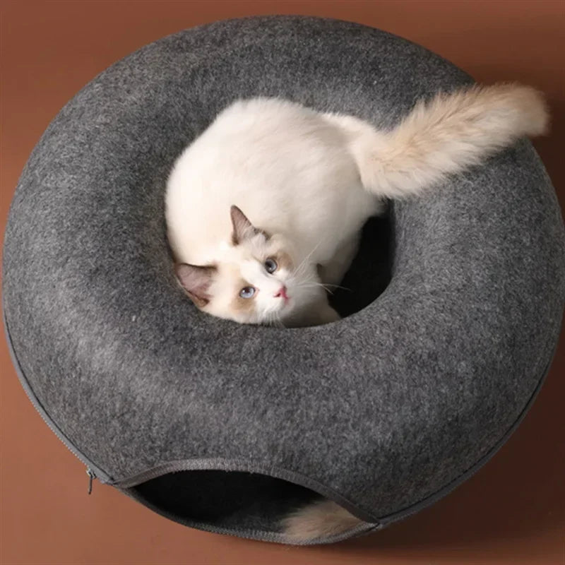 DonutDuo™ 2-in-1 Cat Bed & Tunnel