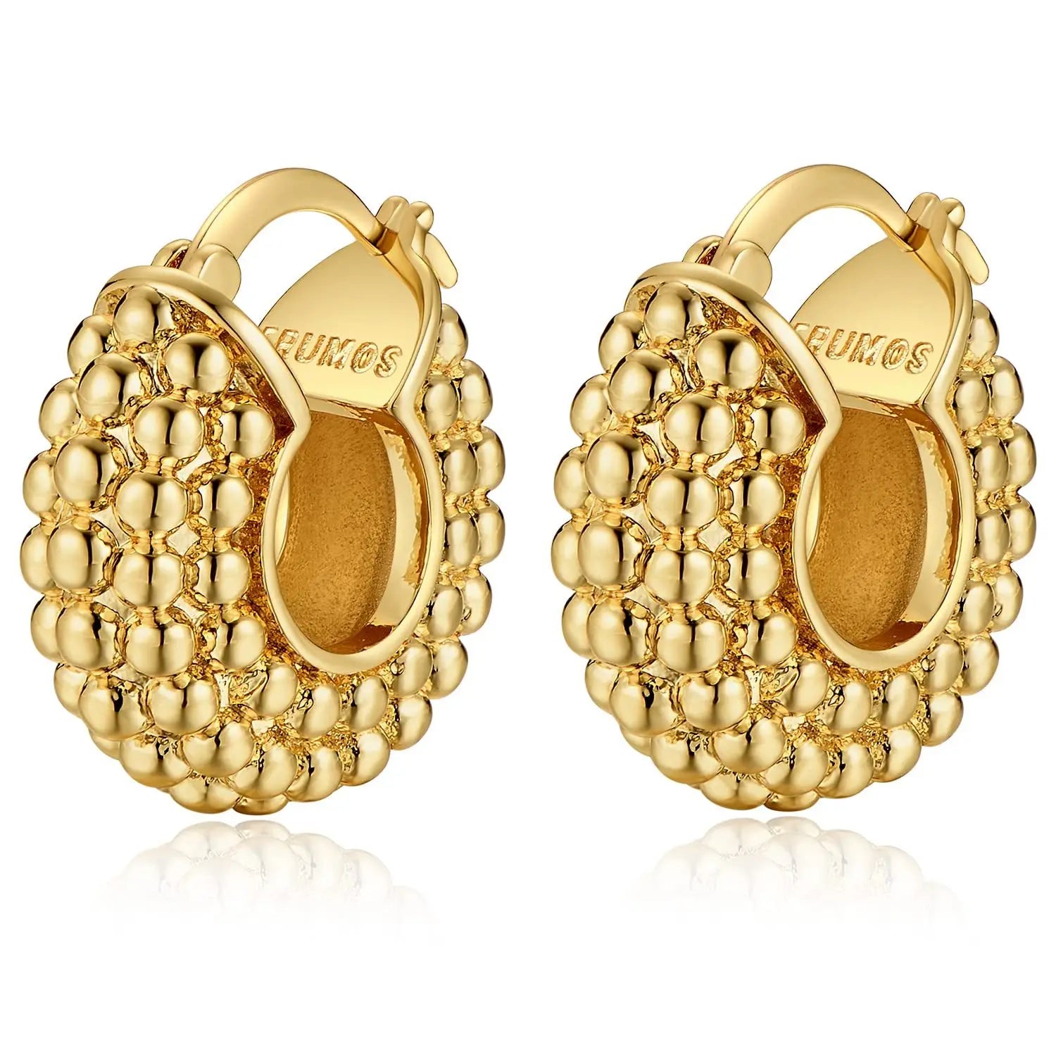 CharlotteLuxe™ Gold Hoops