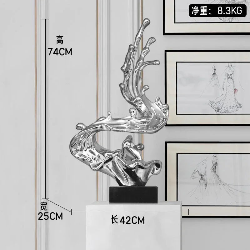 LIQUID ASCENT | Water Splash Sculpture