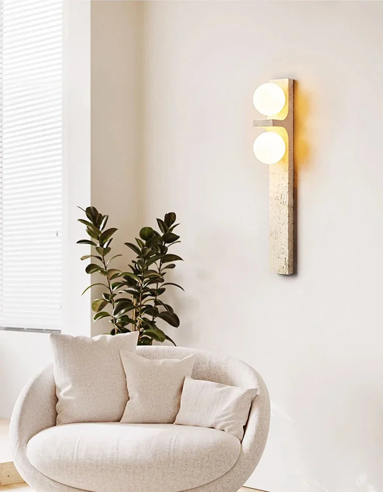 CaveGlow™ Dual Stone Wall Lamp